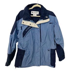 Columbia Navy & Light Blue Jacket Size S